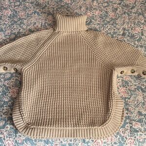 J. Crew Tan Turtleneck Sweater-NWOT-Extra Small/Small